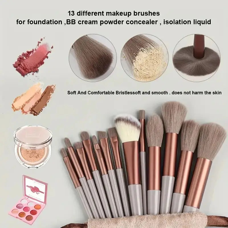 Makeup Brush Set - Soft Fluffy Professional Cosmetic Tools